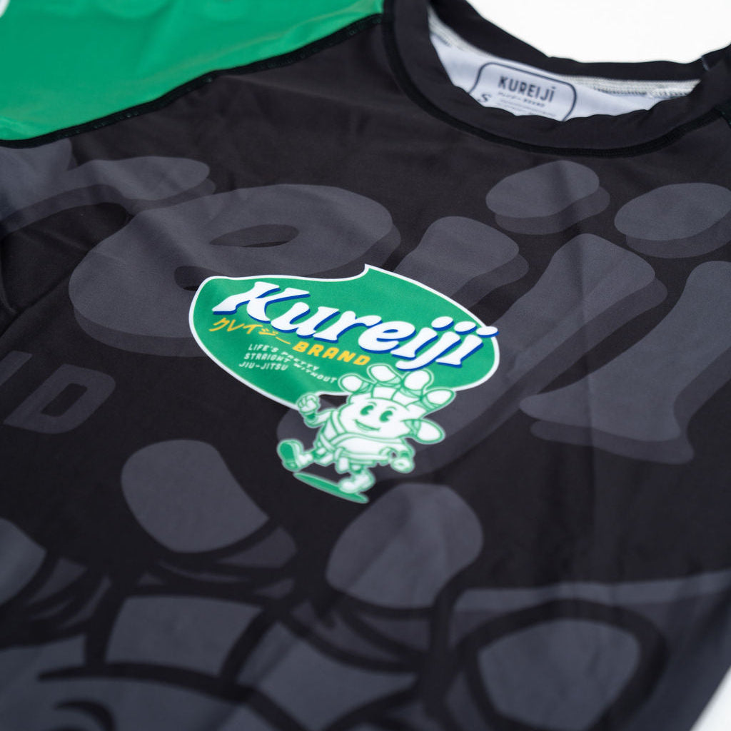 Kureiji Short Sleeve BJJ Rashguard -Twisted Fingers - Chicken