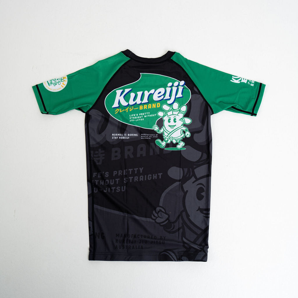 Kureiji Short Sleeve BJJ Rashguard -Twisted Fingers - Chicken