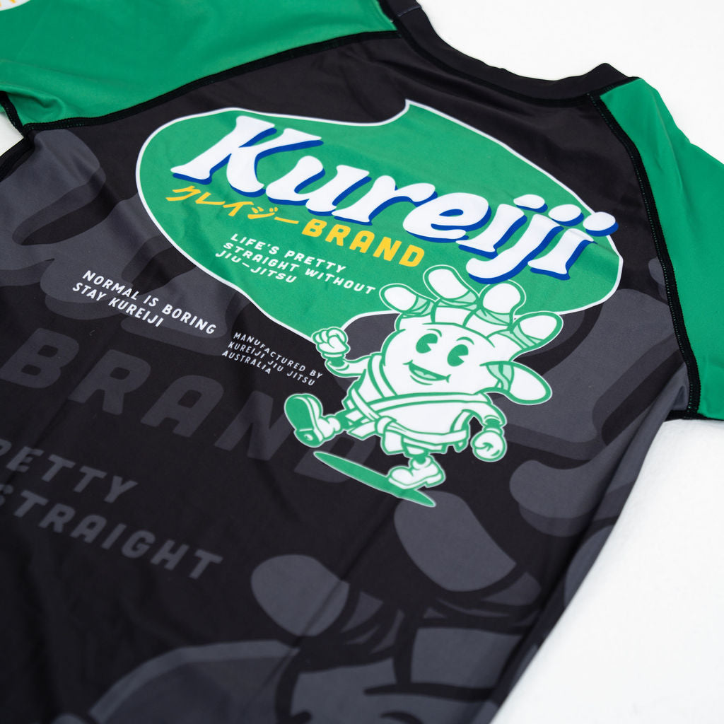 Kureiji Short Sleeve BJJ Rashguard -Twisted Fingers - Chicken