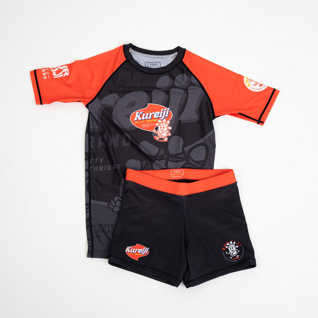 Kureiji BJJ - Womens Twisted Fingers Shorts - Cheese