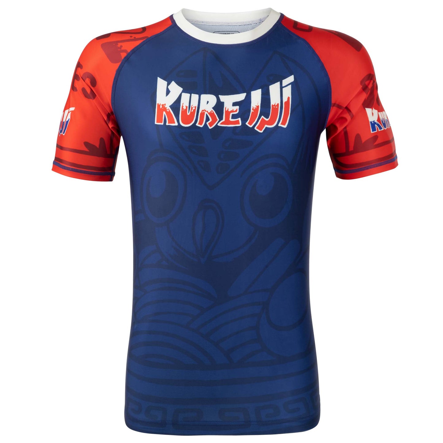 Kureiji BJJ Short Sleeve Rashguard - Kaiju Rooster Ramen