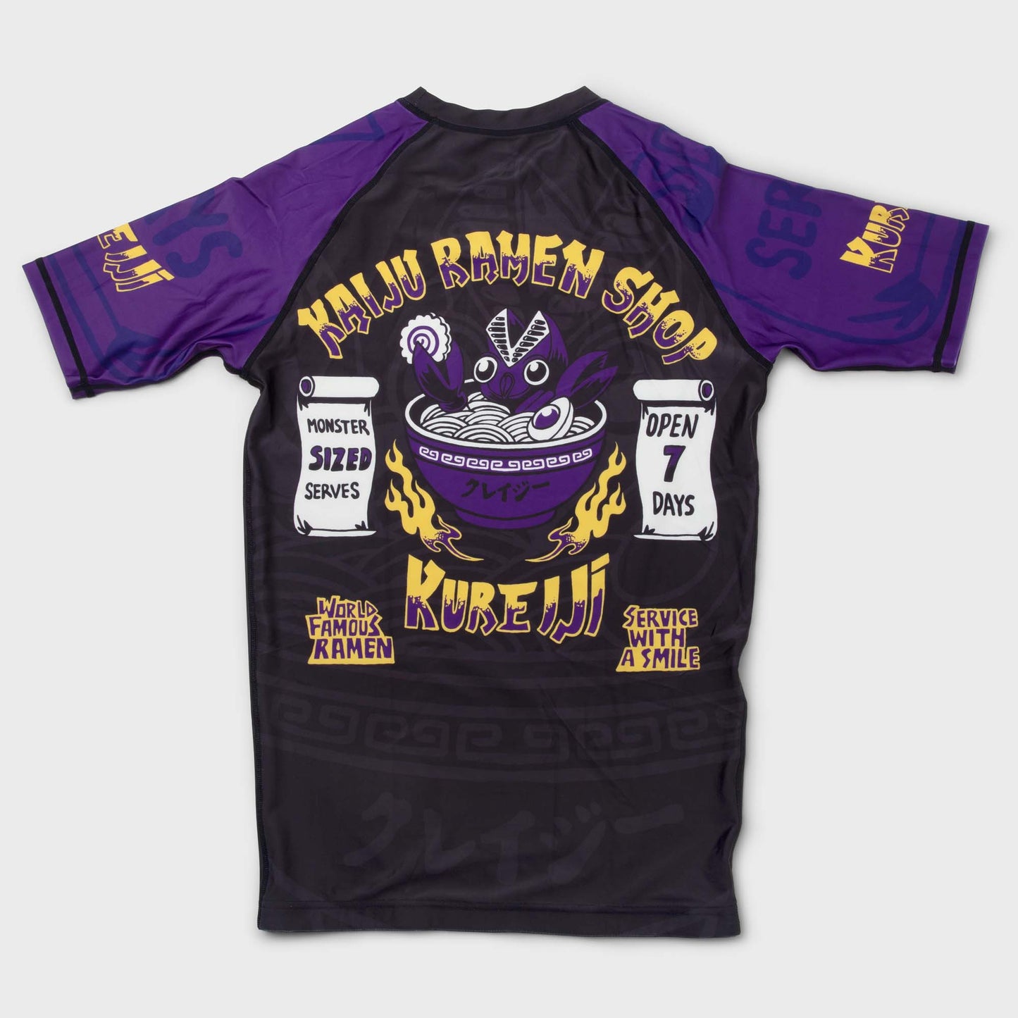 Kureiji BJJ Short Sleeve Rashguard - Kaiju LA Ramen