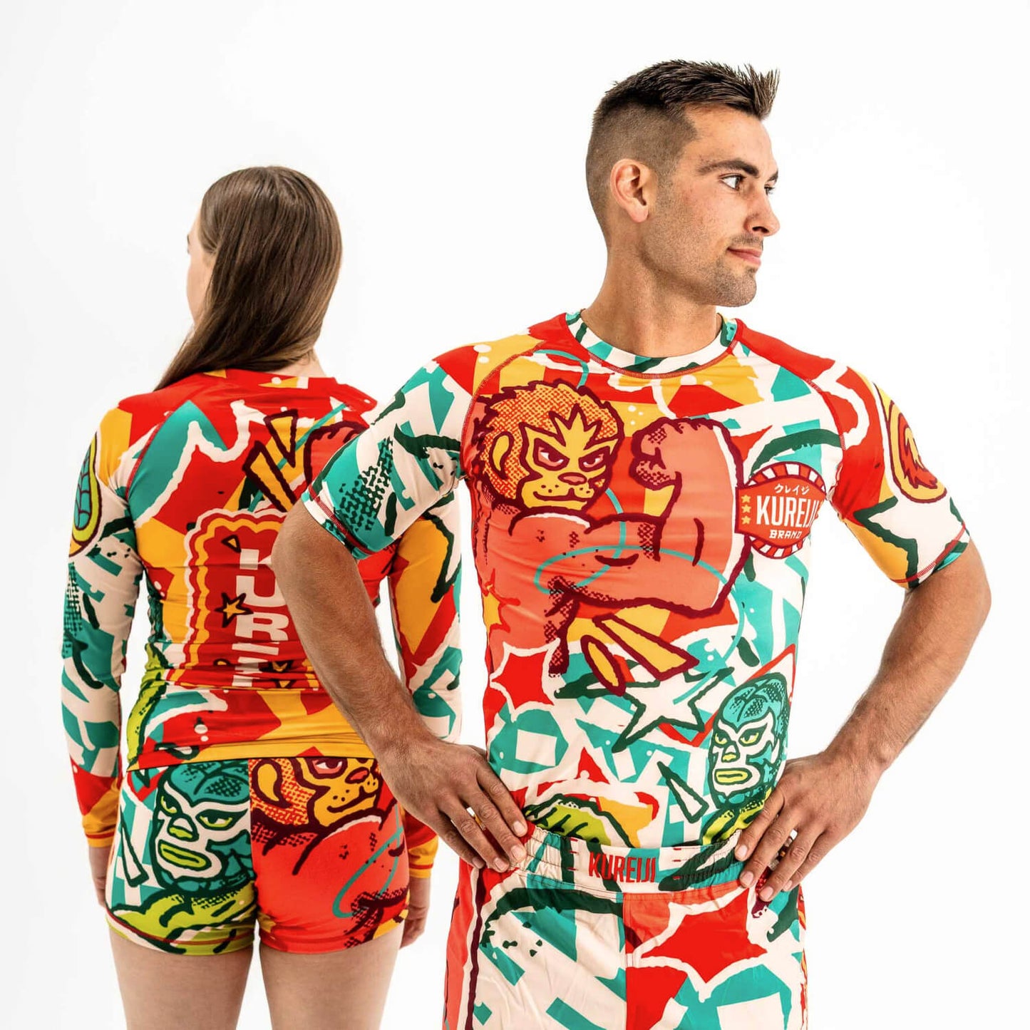 Kureiji Short Sleeve Rashguard - Luchadores