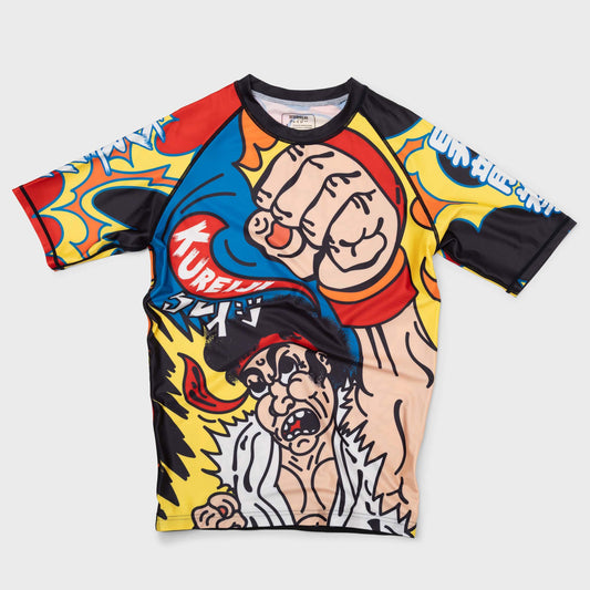 Kureiji Kids Short Sleeve Rashguard - Dragon Punch