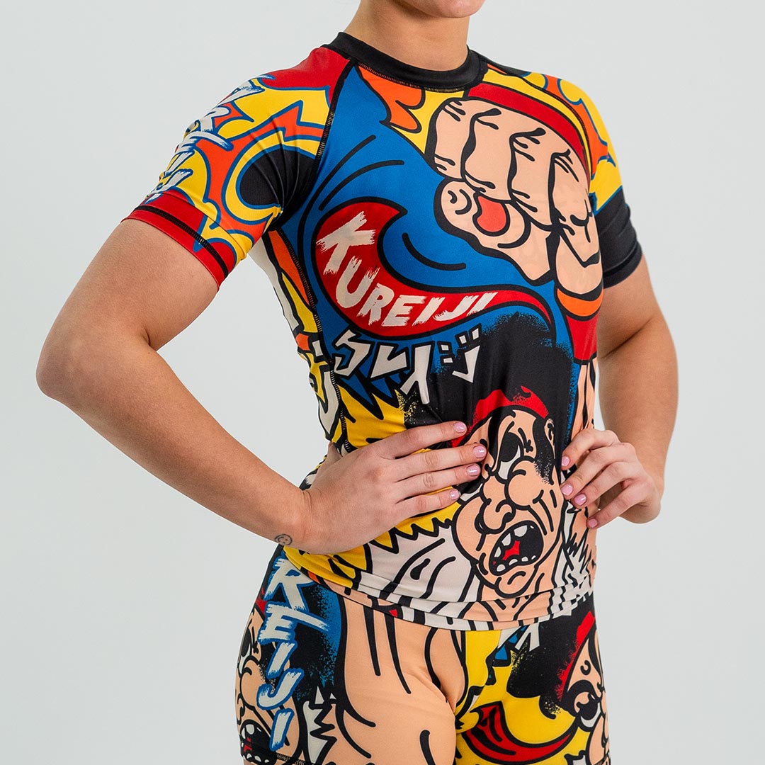 Kureiji Short Sleeve Rashguard - Dragon Punch