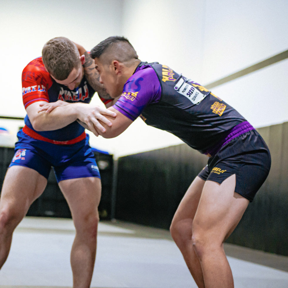 Purple No Gi Rash Guard