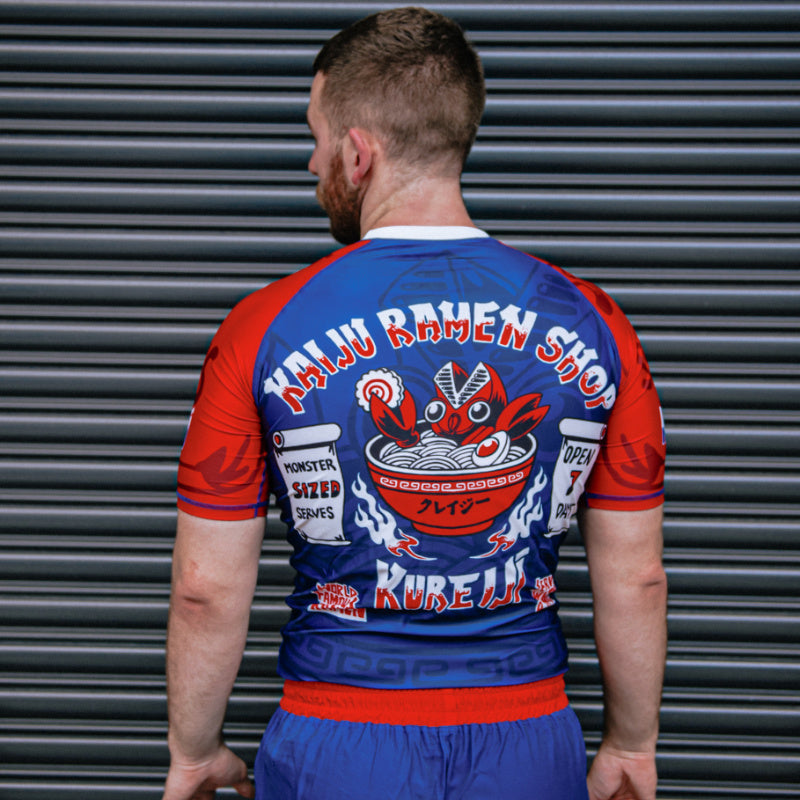 Ramen Rash Guard Blue Red