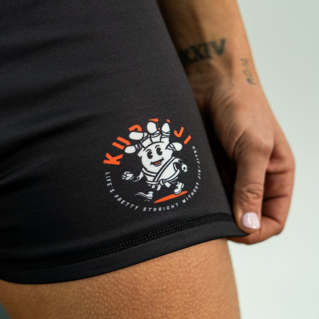 Kureiji BJJ - Womens Twisted Fingers Shorts - Cheese
