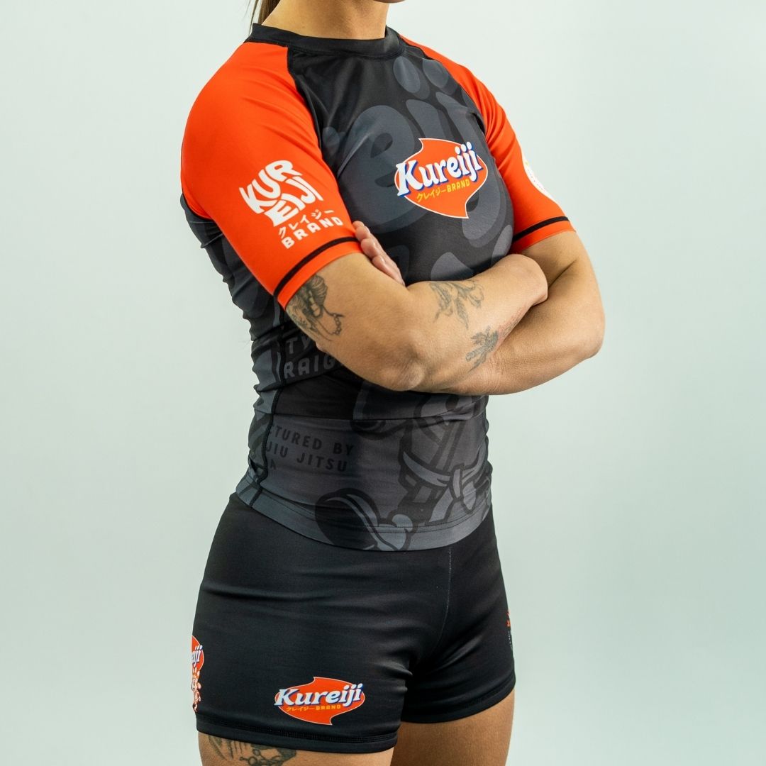 Kureiji BJJ - Womens Twisted Fingers Shorts - Cheese