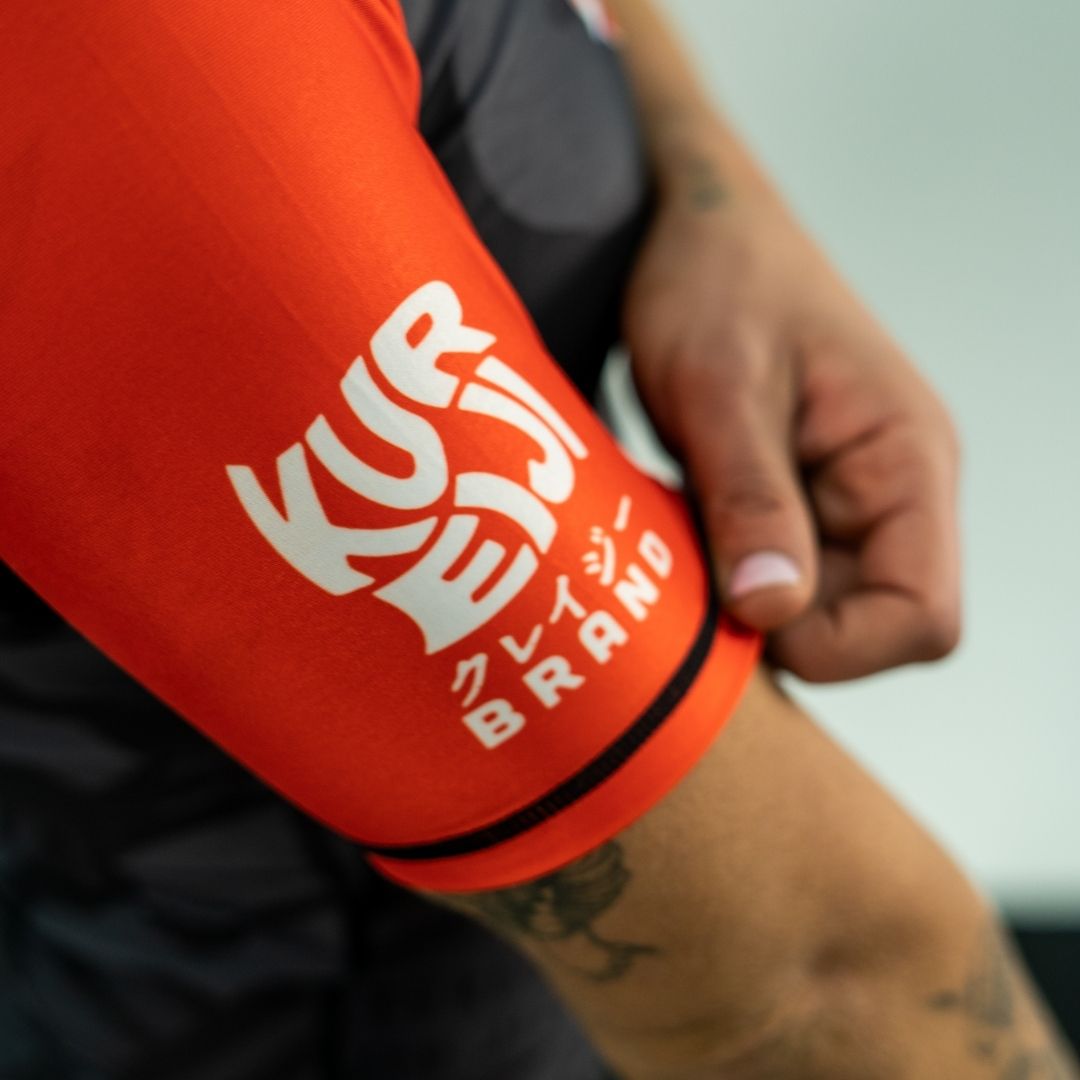 Kureiji Short Sleeve BJJ Rashguard - Twisted Fingers - Cheese