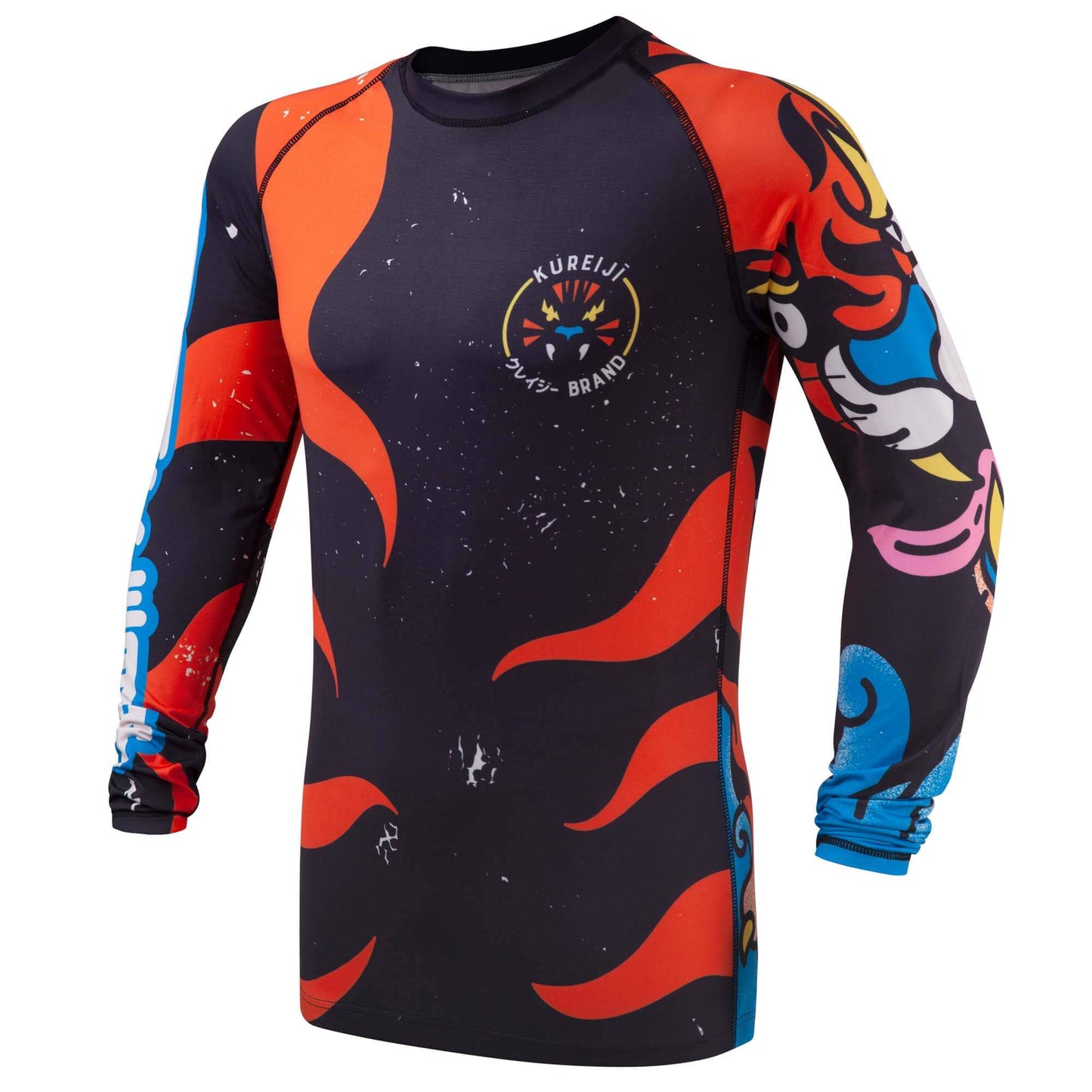 Kureiji Long Sleeve BJJ Rash guard - Reign