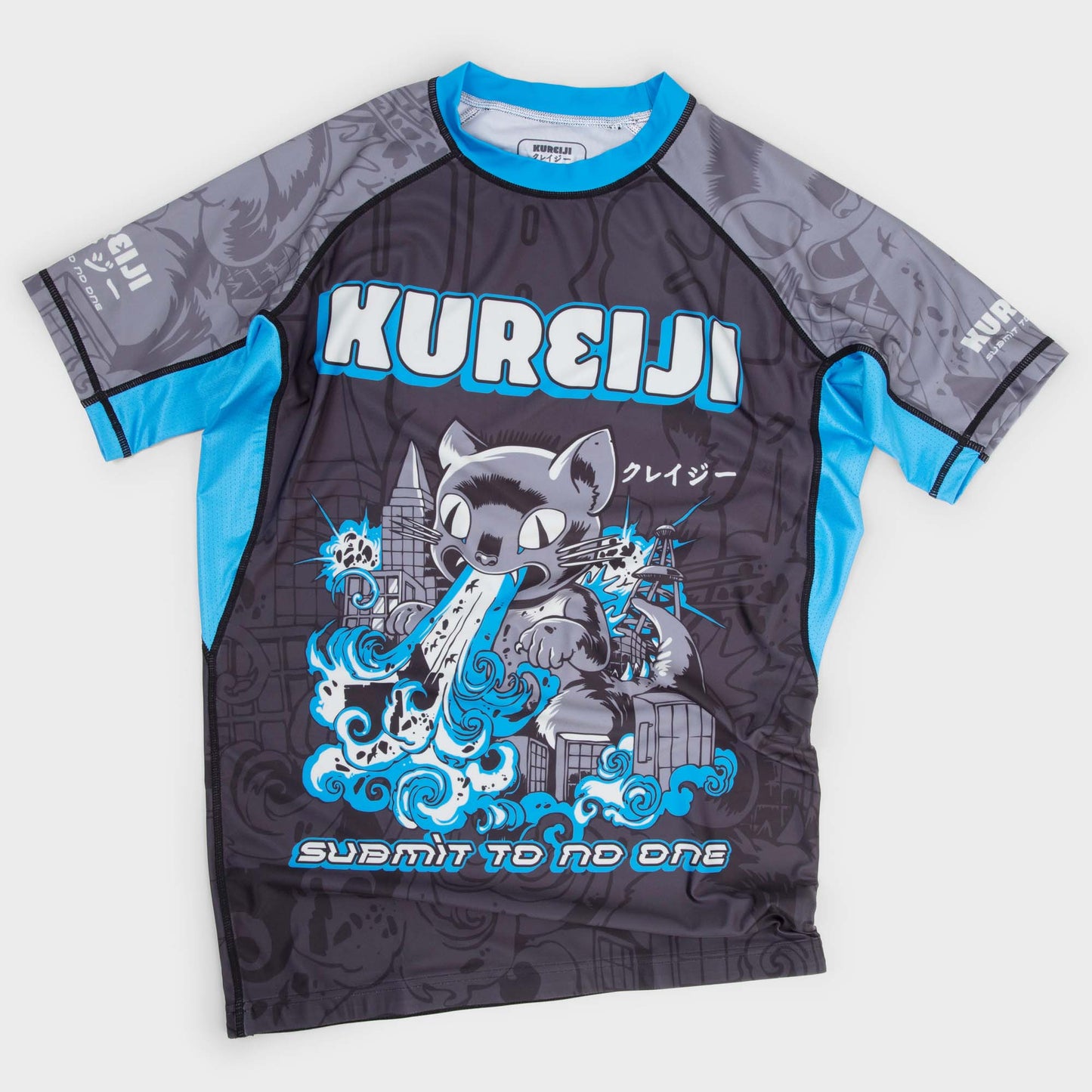 Kureiji Short Sleeve BJJ Rash guard - Catzilla