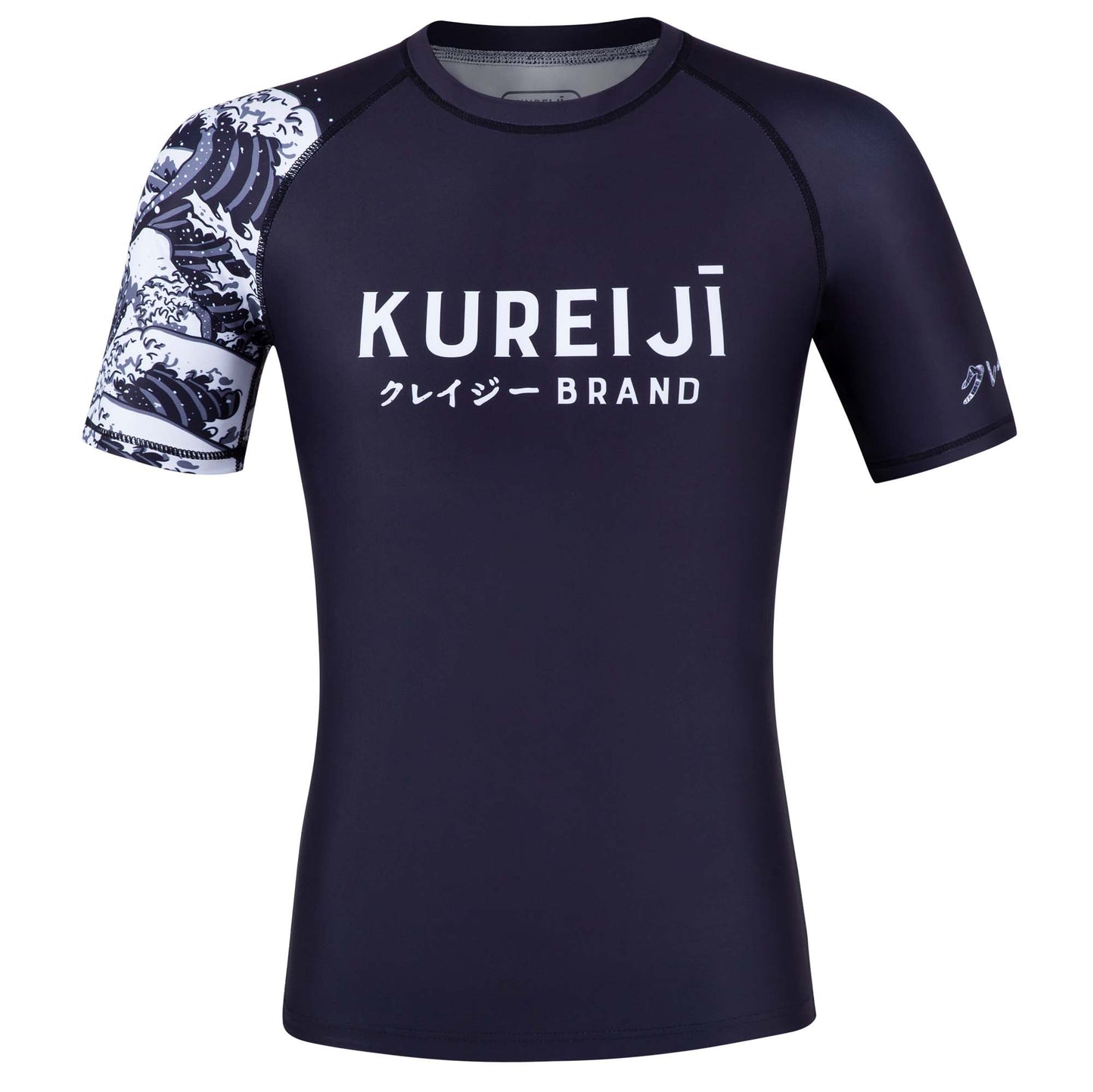 Kureiji - Short Sleeve BJJ Rash guard - Dark Flow