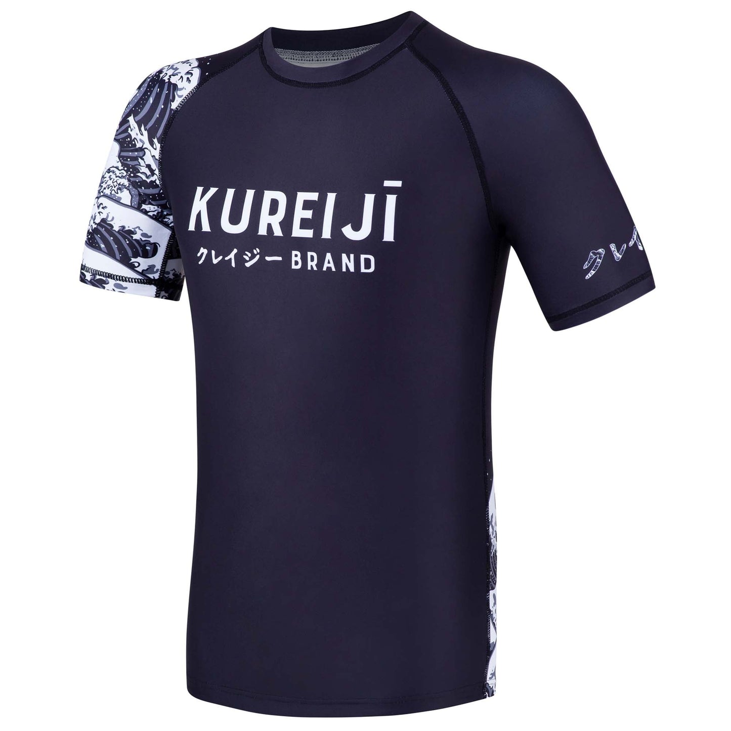 Kureiji - Short Sleeve BJJ Rash guard - Dark Flow