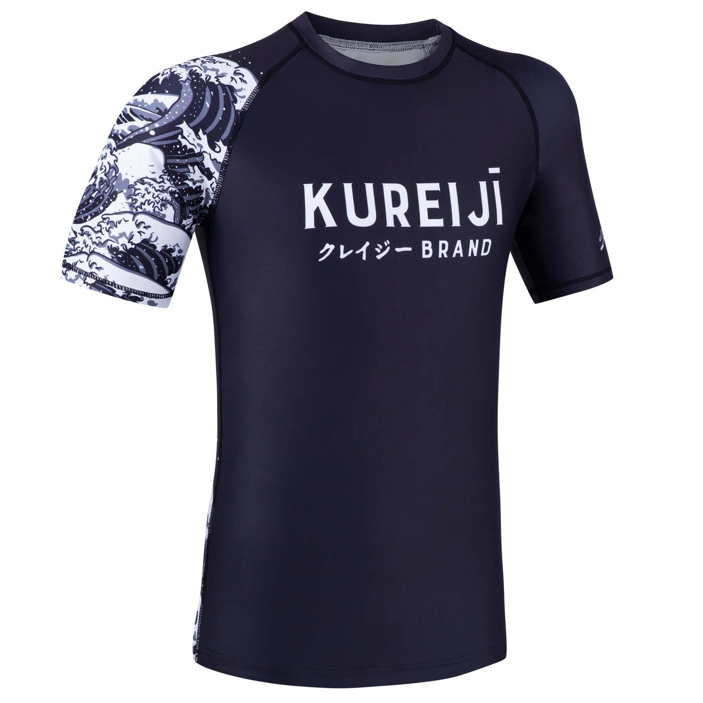 Kureiji - Short Sleeve BJJ Rash guard - Dark Flow