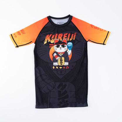 Kureiji Short Sleeve Rash Guard - Neko Fury