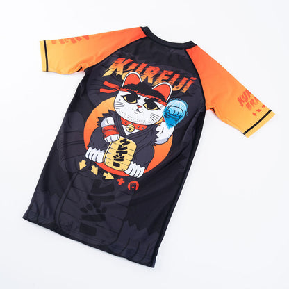 Kureiji Short Sleeve Rash Guard - Neko Fury