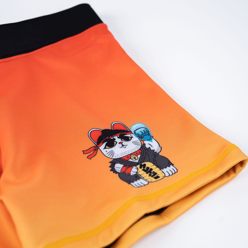 Kureiji Womens Combat Shorts - Neko Fury - Sunrise