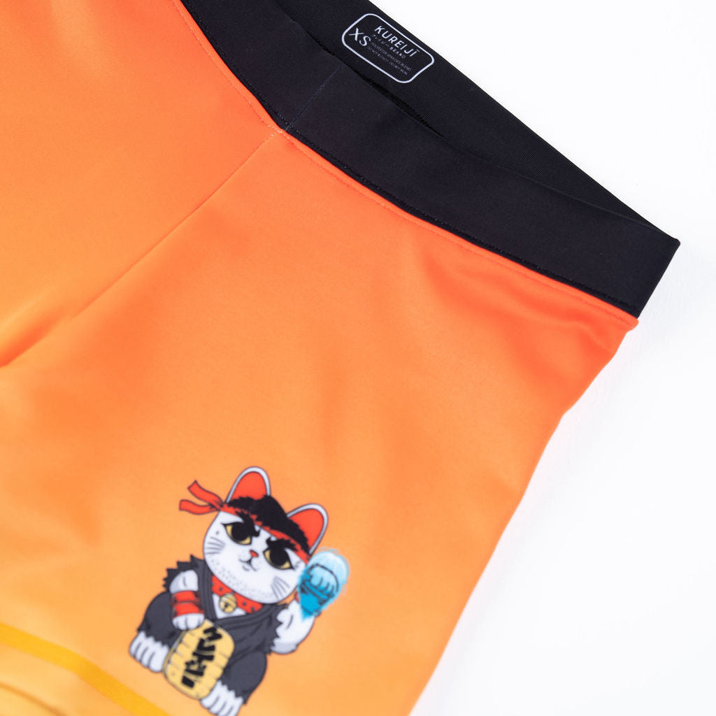 Kureiji Womens Combat Shorts - Neko Fury - Sunrise