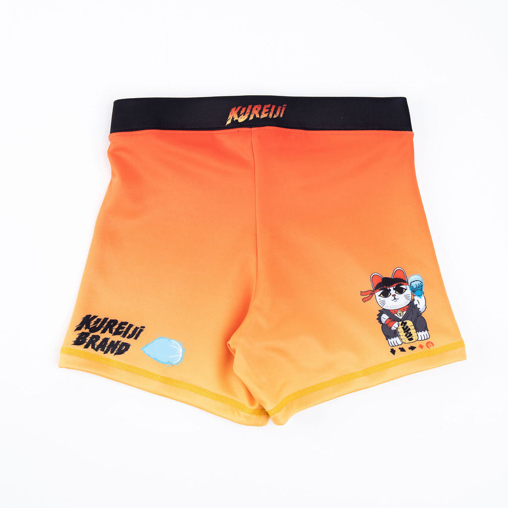 Kureiji Womens Combat Shorts - Neko Fury - Sunrise