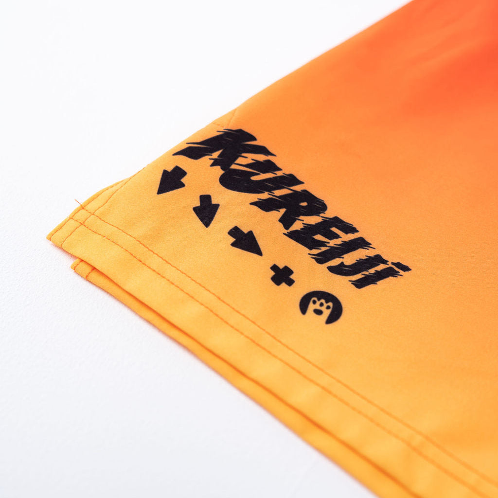 Kureiji BJJ & MMA Shorts - Neko Fury - Sunrise Combat Shorts