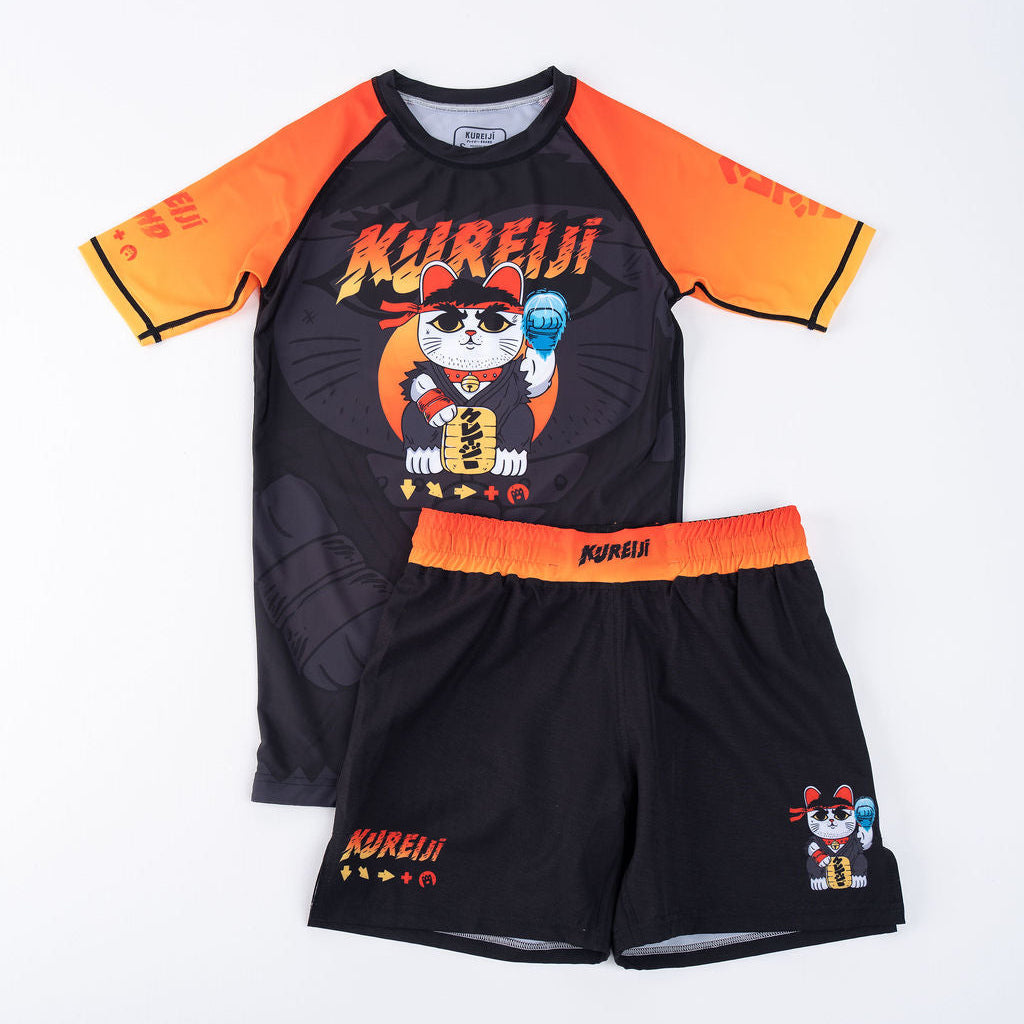 Kureiji Short Sleeve Rash Guard - Neko Fury