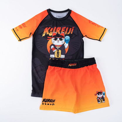 Kureiji Short Sleeve Rash Guard - Neko Fury