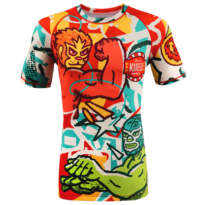 Kureiji Short Sleeve Rashguard - Luchadores