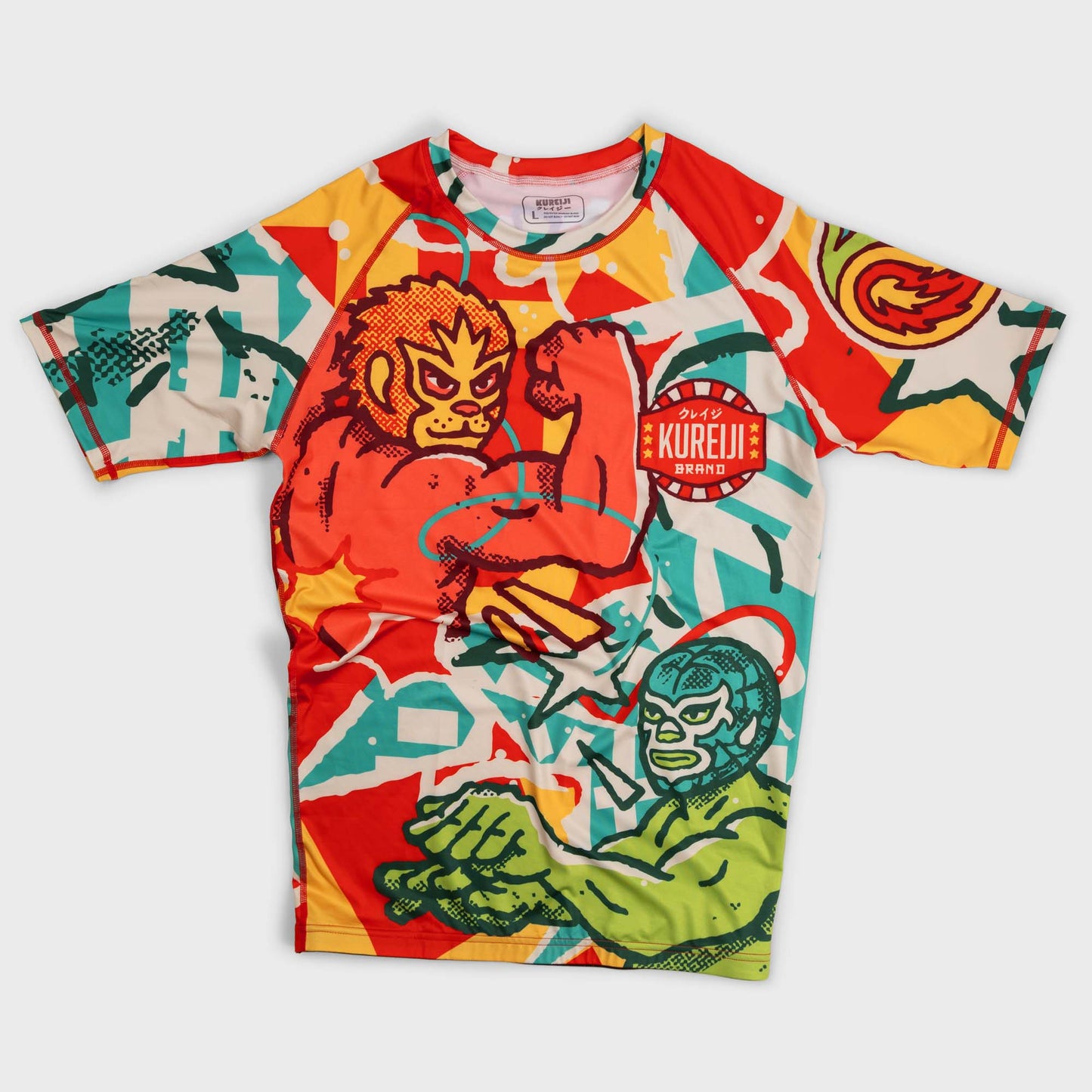 Kureiji Short Sleeve Rashguard - Luchadores