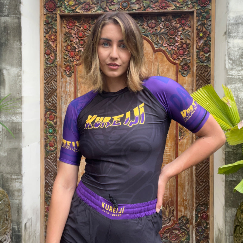 BJJ Short-Sleeve Rashguard - Kureiji Kaiju LA Ramen