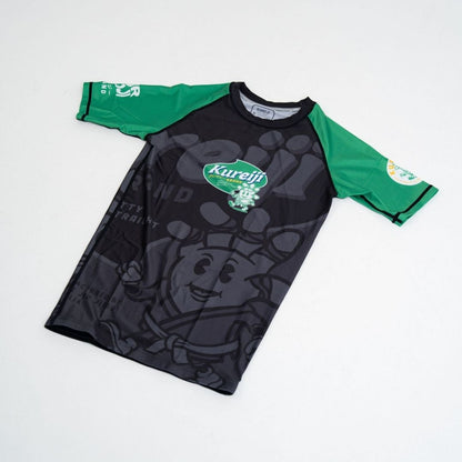 Kureiji Kids Short Sleeve Rashguard -Twisted Fingers Chicken