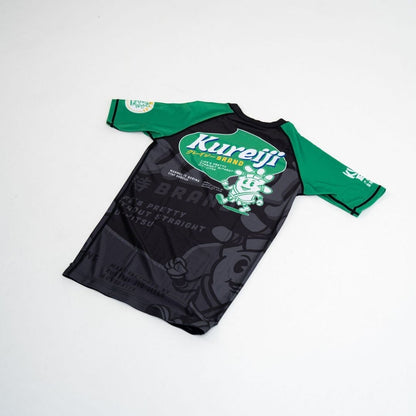 Kureiji Kids Short Sleeve Rashguard -Twisted Fingers Chicken