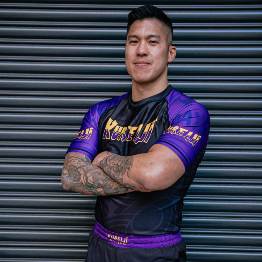 BJJ Short-Sleeve Rashguard - Kureiji Kaiju LA Ramen