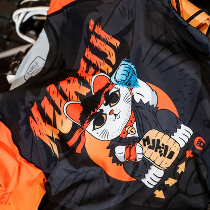 Kureiji Short Sleeve Rash Guard - Neko Fury