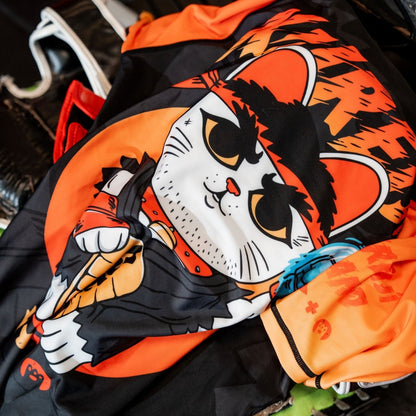 Kureiji Short Sleeve Rash Guard - Neko Fury