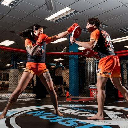 Kureiji Womens Combat Shorts - Neko Fury - Sunrise