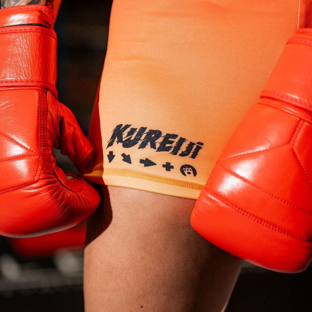 Kureiji Womens Combat Shorts - Neko Fury - Sunrise