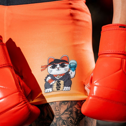 Kureiji Womens Combat Shorts - Neko Fury - Sunrise